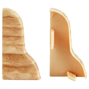 toom Endkappe geschwungen Tauernfichte braun 20 x 40 mm, 2 Stück