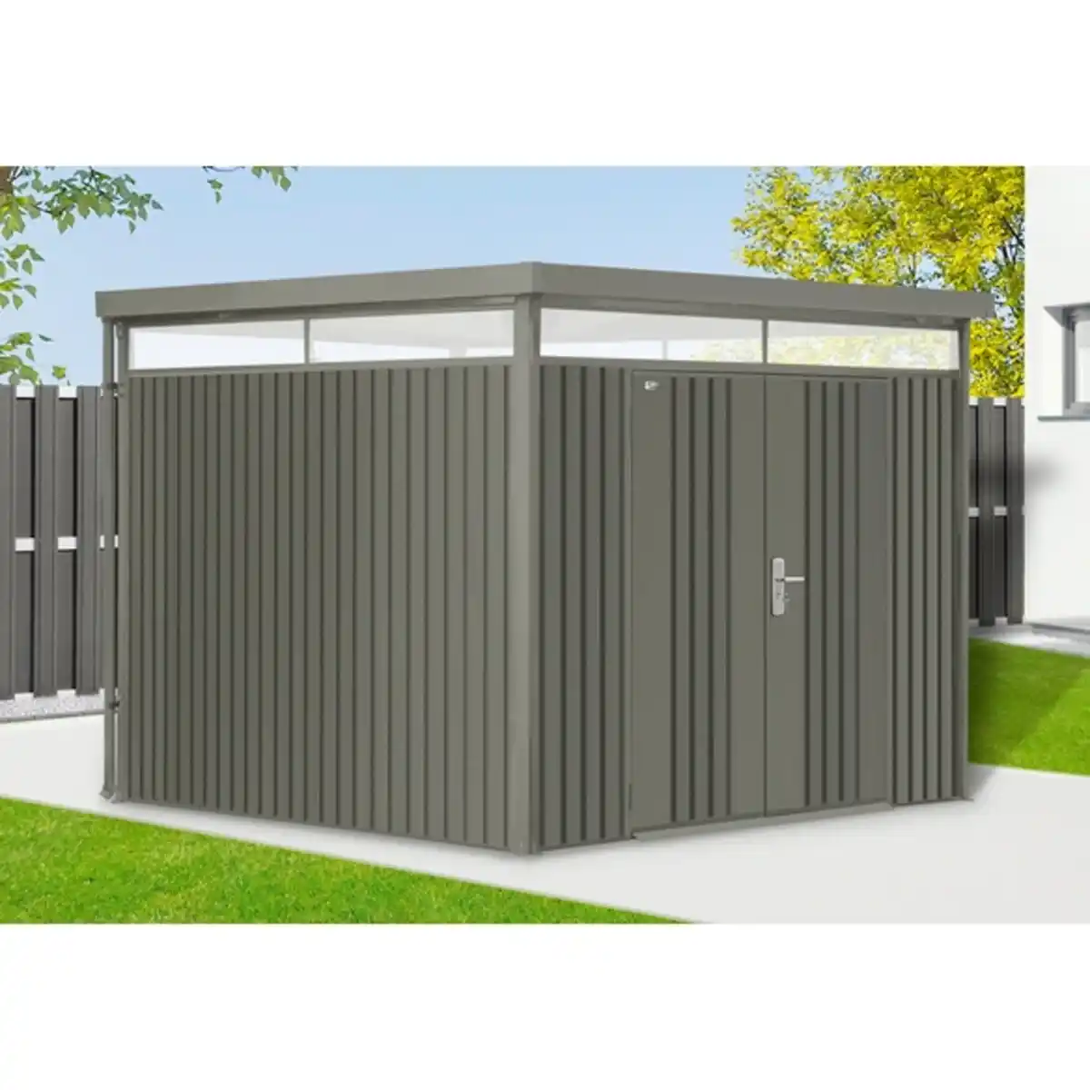 Bild 1 von Systemhaus »Premium«, Gr. 4, LxBxH: 274 x 274 x 218 cm, quarzgrau