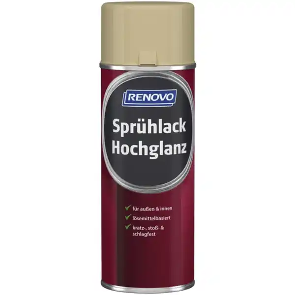 Bild 1 von Sprühlack, elfenbein RAL 1014, hochglänzend, 400ml
