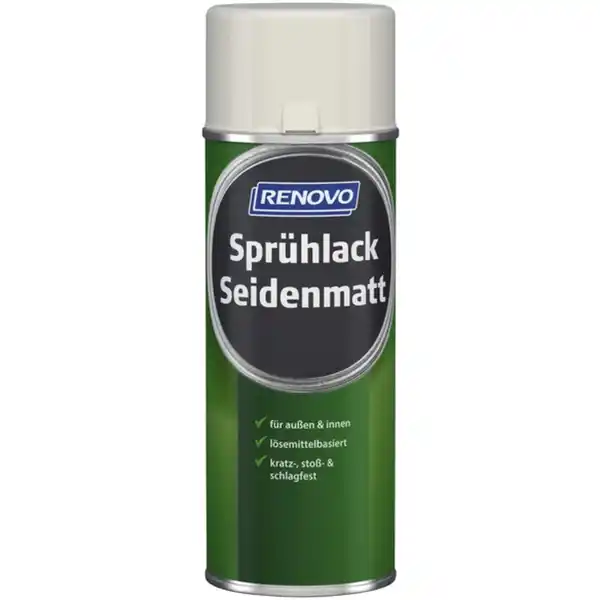 Bild 1 von Sprühlack, reinweiß RAL 9010, seidenmatt, 400ml