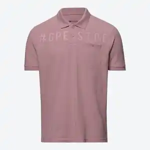 Herren-Poloshirt mit Rippkragen