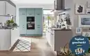 Bild 1 von Nobilia - Einbauküche Torna, seidengrau/aqua, inkl. Elektrogeräte