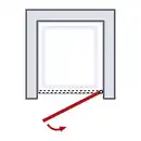 Bild 3 von Drehtür »Alexa Style 2.0«, in Nische, Höhe: 192 cm, chromfarben, Scheibenstärke: 5 mm