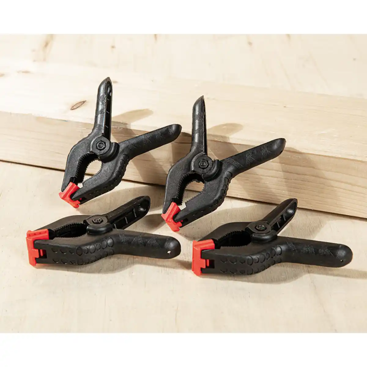 Bild 1 von Kraft Werkzeuge Federklammer-Set 4tlg.