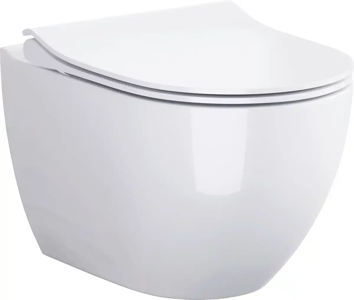 Bild 1 von Primaster Wand WC spülrandlos Pandora Tiefspüler weiß inkl. WC Sitz
