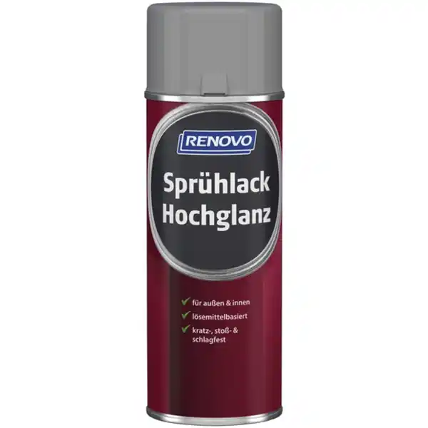 Bild 1 von Sprühlack, weißaluminium RAL 9006, hochglänzend, 400ml