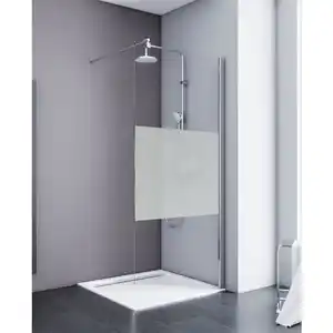 Duschwand »Alexa Style 2.0«, BxH: 100 x 200 cm, ESG, Walk-In, Ecke