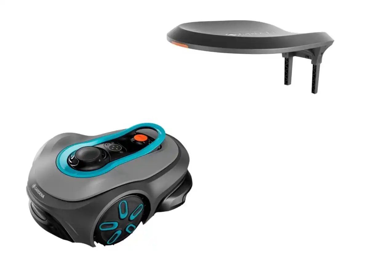 Bild 1 von Gardena Mähroboter smart SILENO free 800m² Set inkl. Garage