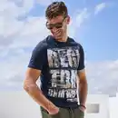 Bild 4 von Herren-T-Shirt aus reiner Baumwolle