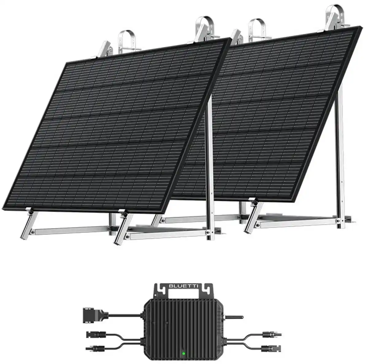 Bild 1 von PV410 Set (820W) Balkonkraftwerk inkl. Wechselrichter + Halterung