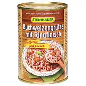 Buchweizengrütze mit Rindfleisch