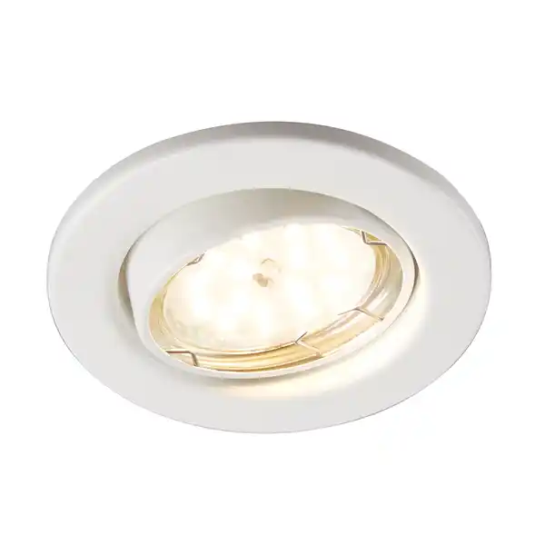 Bild 1 von toom LED-Einbauleuchten-Set weiß Ø 8,6 cm 3 Stück