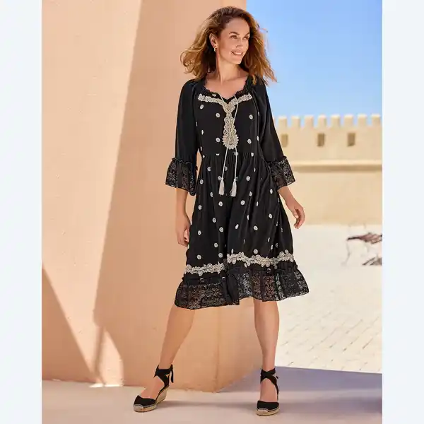 Bild 1 von Damen-Kleid mit Viskose