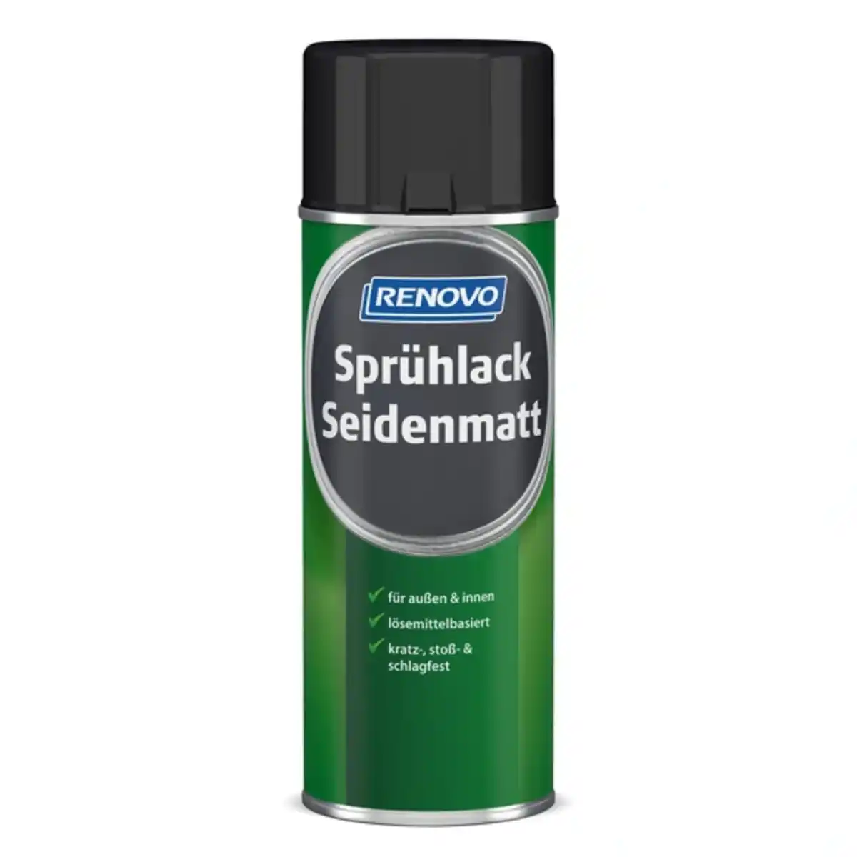 Bild 1 von Sprühlack, verkehrsschwarz RAL 9017, seidenmatt, 400ml