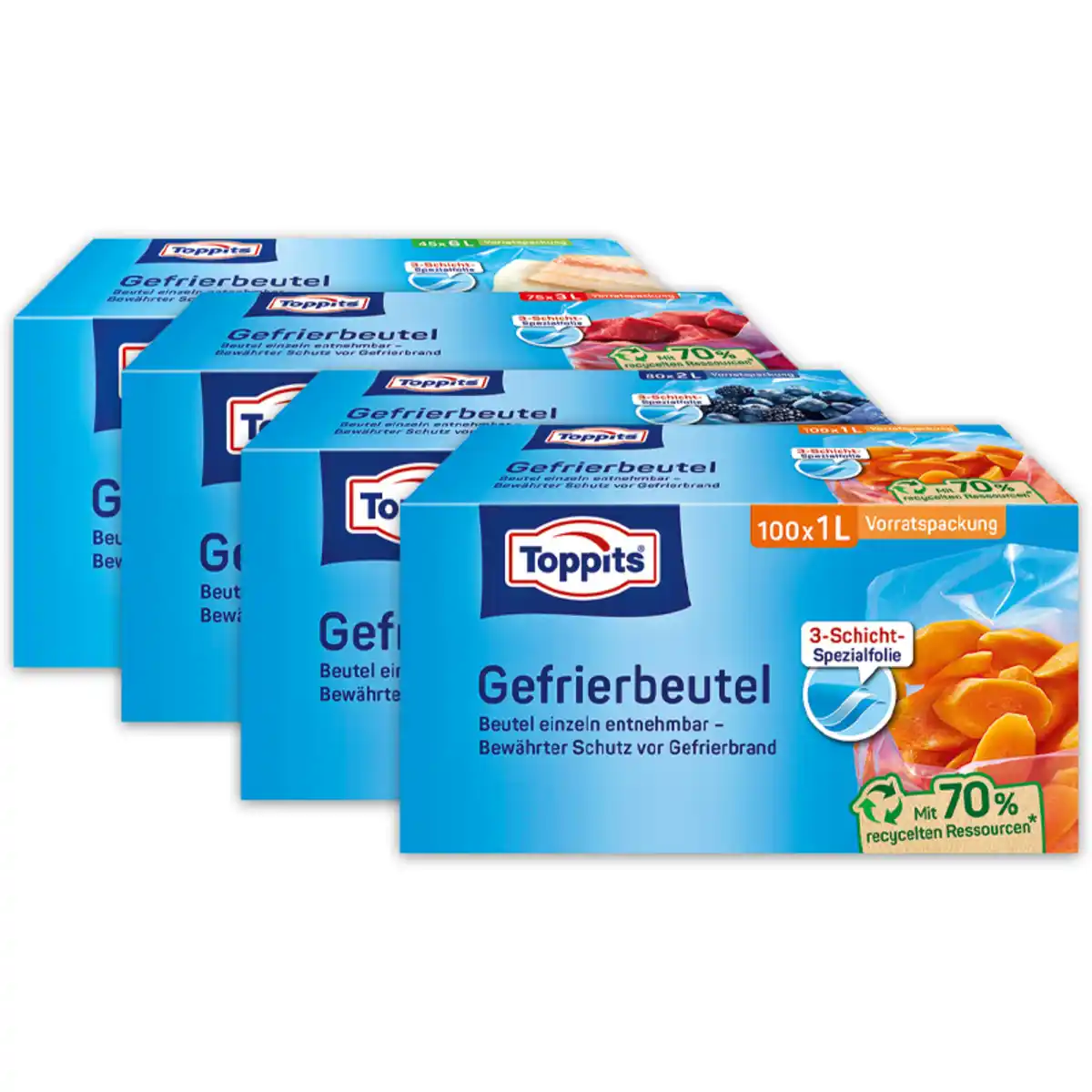 Bild 1 von Toppits Gefrierbeutel