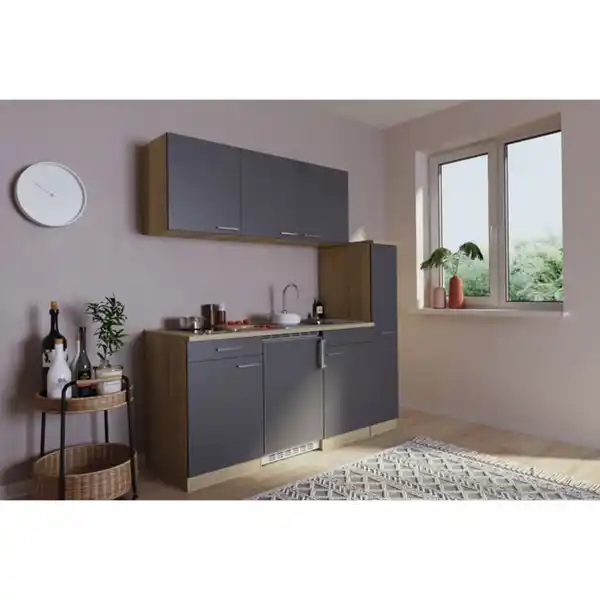 Bild 2 von Singleküche »KB180ESGC«, mit E-Geräten, Gesamtbreite: 180 cm