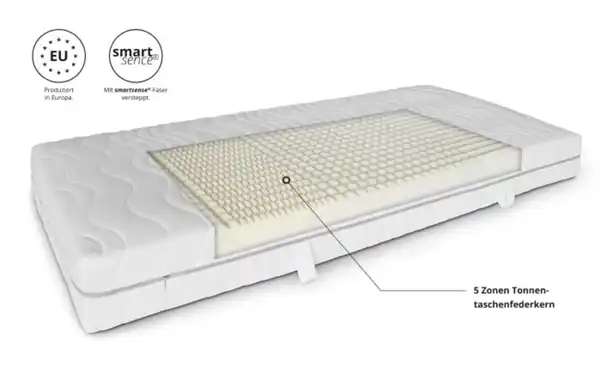 Bild 2 von Tonnentaschenfederkern-Wendematratze Figura, 90 x 200 cm