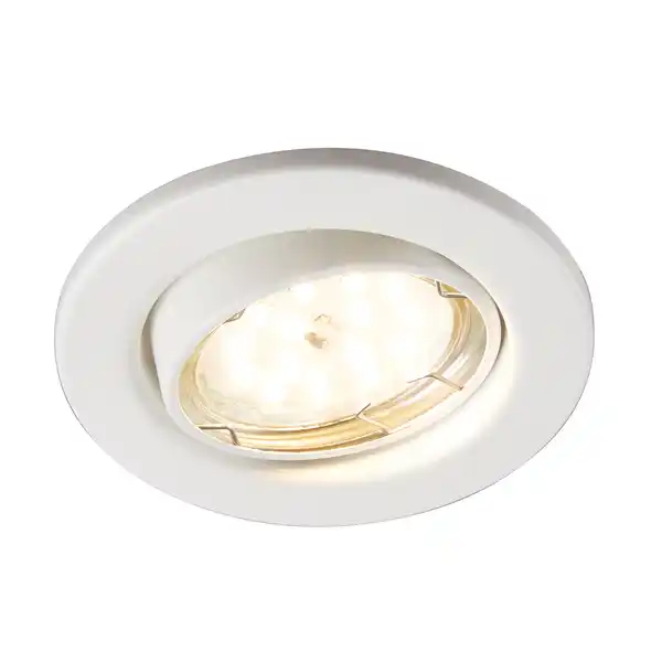 Bild 1 von toom LED-Einbauleuchten-Set weiß Ø 8,6 cm 3 Stück