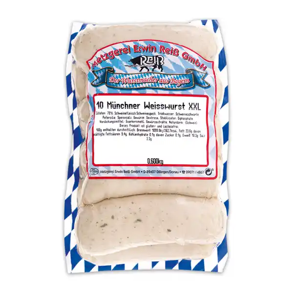Bild 1 von Erwin Reiß Münchner Weißwurst XXL