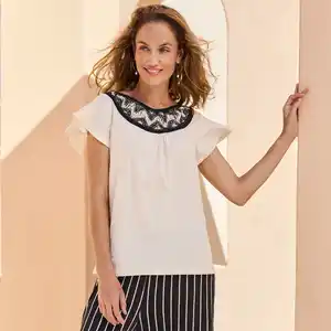 Damen-T-Shirt aus Baumwolle