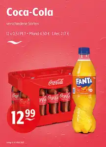 Coca-Cola verschiedene Sorten