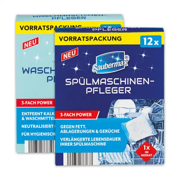 Bild 1 von Saubermax Spül-/ Waschmaschinenpfleger
