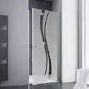 Bild 1 von Drehtür »Alexa Style 2.0«, in Nische, Höhe: 192 cm, chromfarben, Scheibenstärke: 5 mm