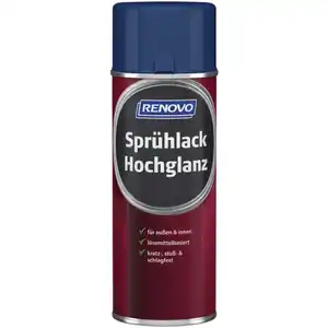 Sprühlack, enzianblau RAL 5010, hochglänzend, 400ml