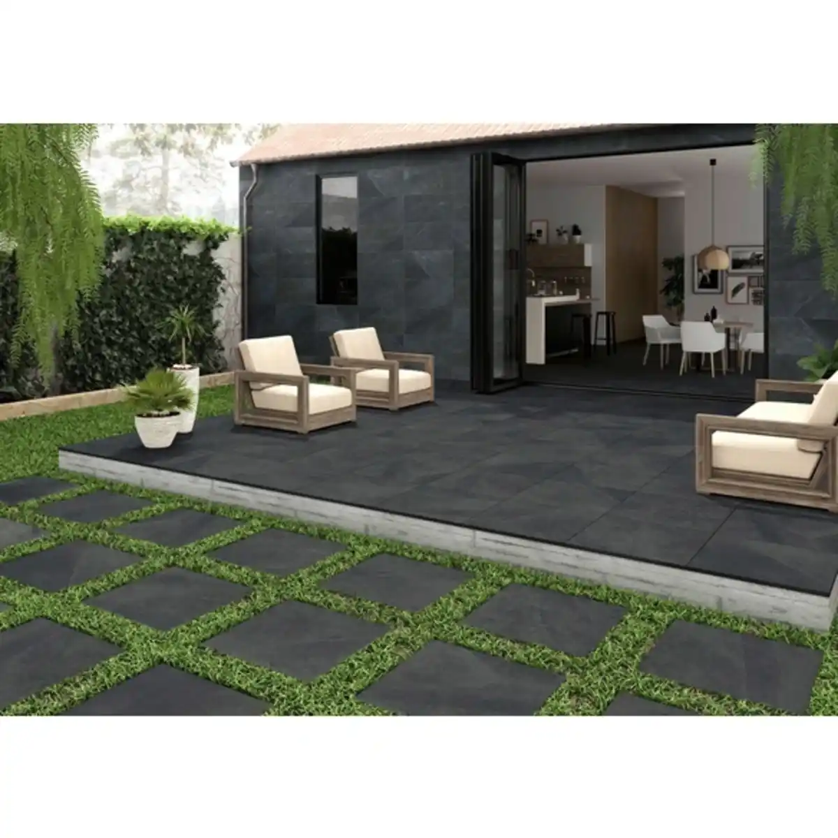 Bild 2 von Terrassenplatte »Chicago«, 59,5 x 59,5 cm, 1 Stück