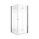Bild 2 von Eckeinstieg »Alexa Style 2.0«, BxH: 100 x 192 cm, Sicherheitsglas, transparent/aluminiumfarben