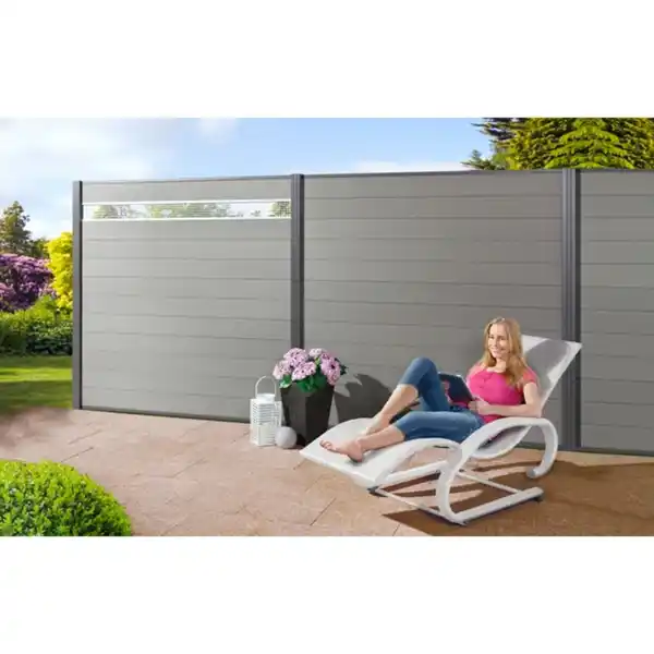 Bild 3 von WPC-Steckzaun-Bohlenset »Turino«, WPC, (BxH): 179 x 90 cm