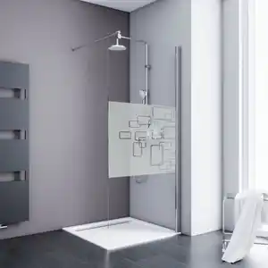 Walk-In Dusche »Alexa Style 2.0«, Höhe: 190 cm, chromfarben
