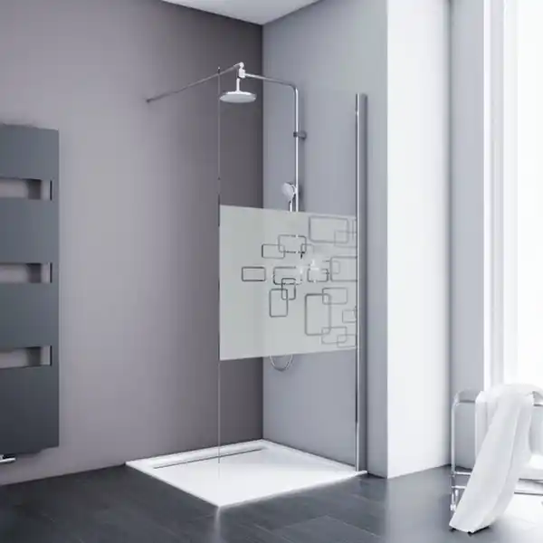 Bild 1 von Walk-In Dusche »Alexa Style 2.0«, Höhe: 190 cm, chromfarben