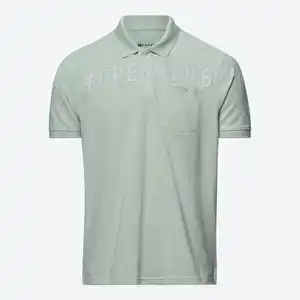 Herren-Poloshirt mit Rippkragen