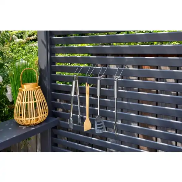 Bild 2 von Pergola-Lamellenwand »Basic 88«, BxTxH: 232 x 230 x 5,5 cm, anthrazit