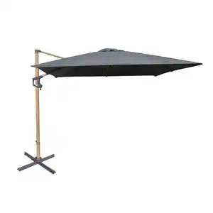 toom Ampelschirm 'Ibiza' anthrazit 300 x 300 cm