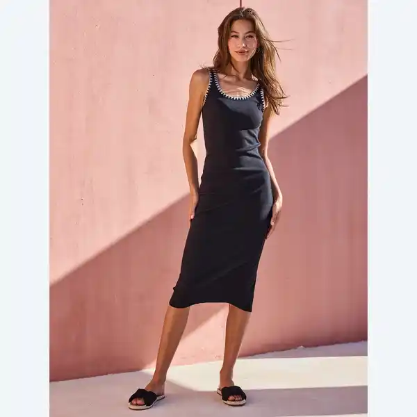 Bild 1 von Damen-Kleid mit Stickerei