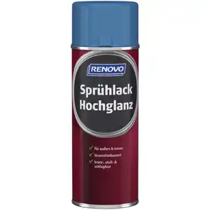 Sprühlack, lichtblau RAL 5012, hochglänzend, 400ml