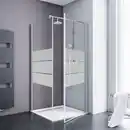 Bild 1 von Duschwand »Alexa Style 2.0«, BxH: 90 x 200 cm, ESG, Drehtür mit Seitenwand, Ecke