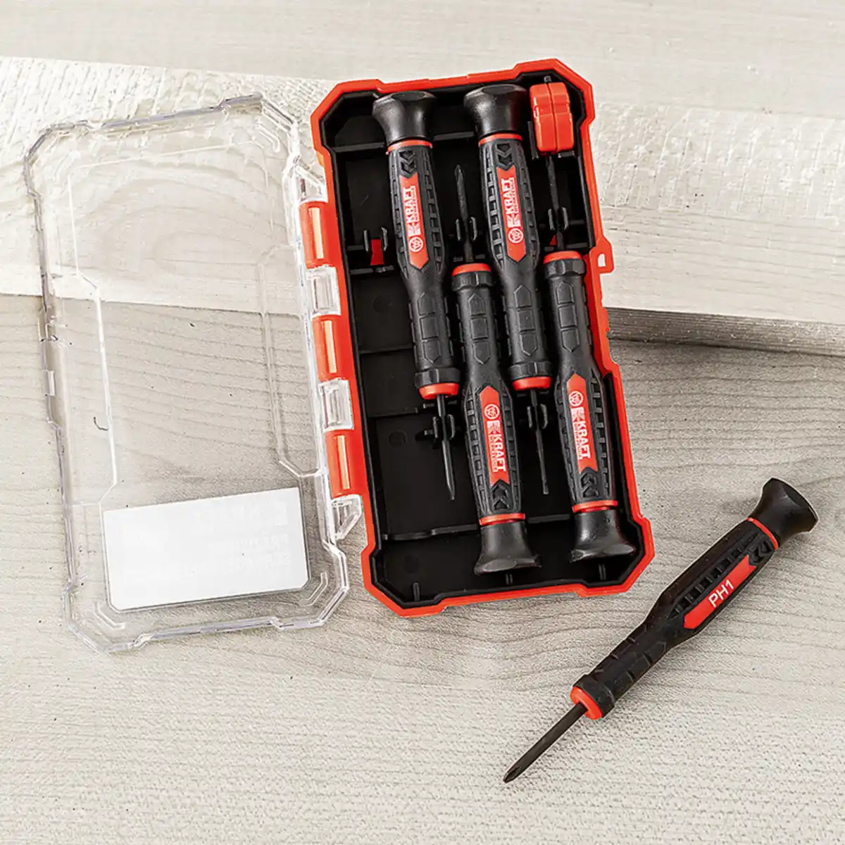 Bild 1 von Kraft Werkzeuge Präzisionsschraubendreher 6tlg.