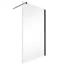 Bild 2 von Walk-In Dusche »Black Style«, Höhe: 200 cm, eckig, mattschwarz