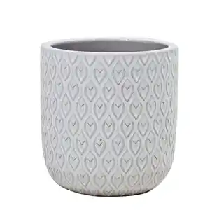Pflanzgefäß »Indrah«, Ø x H: 30 x 30 cm, creme