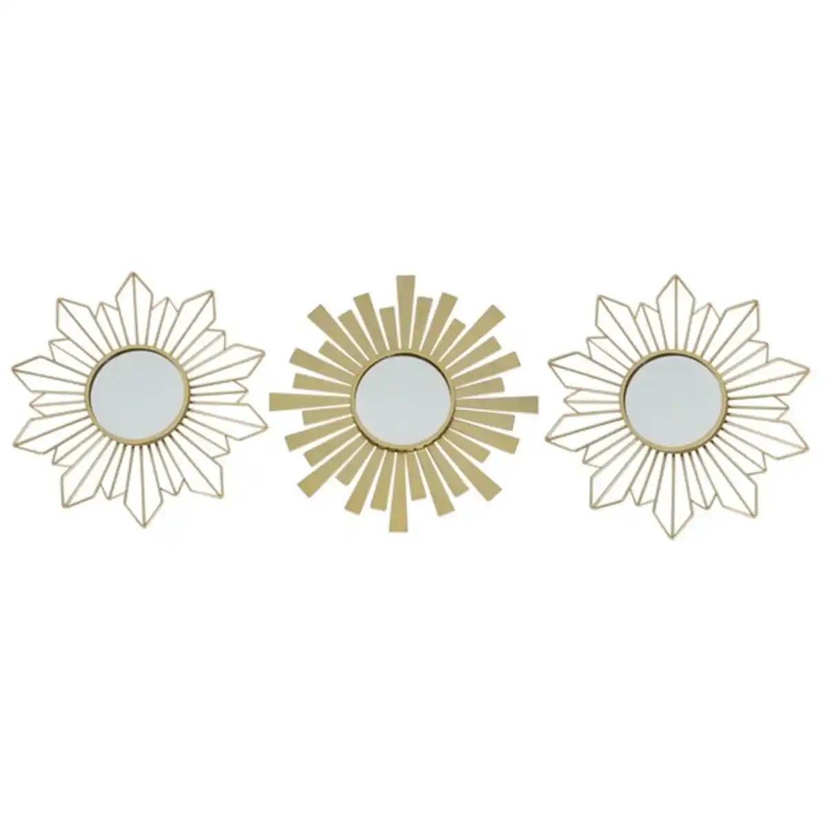 Bild 1 von Spiegel »Kapstadt«, 3er-Set, gold