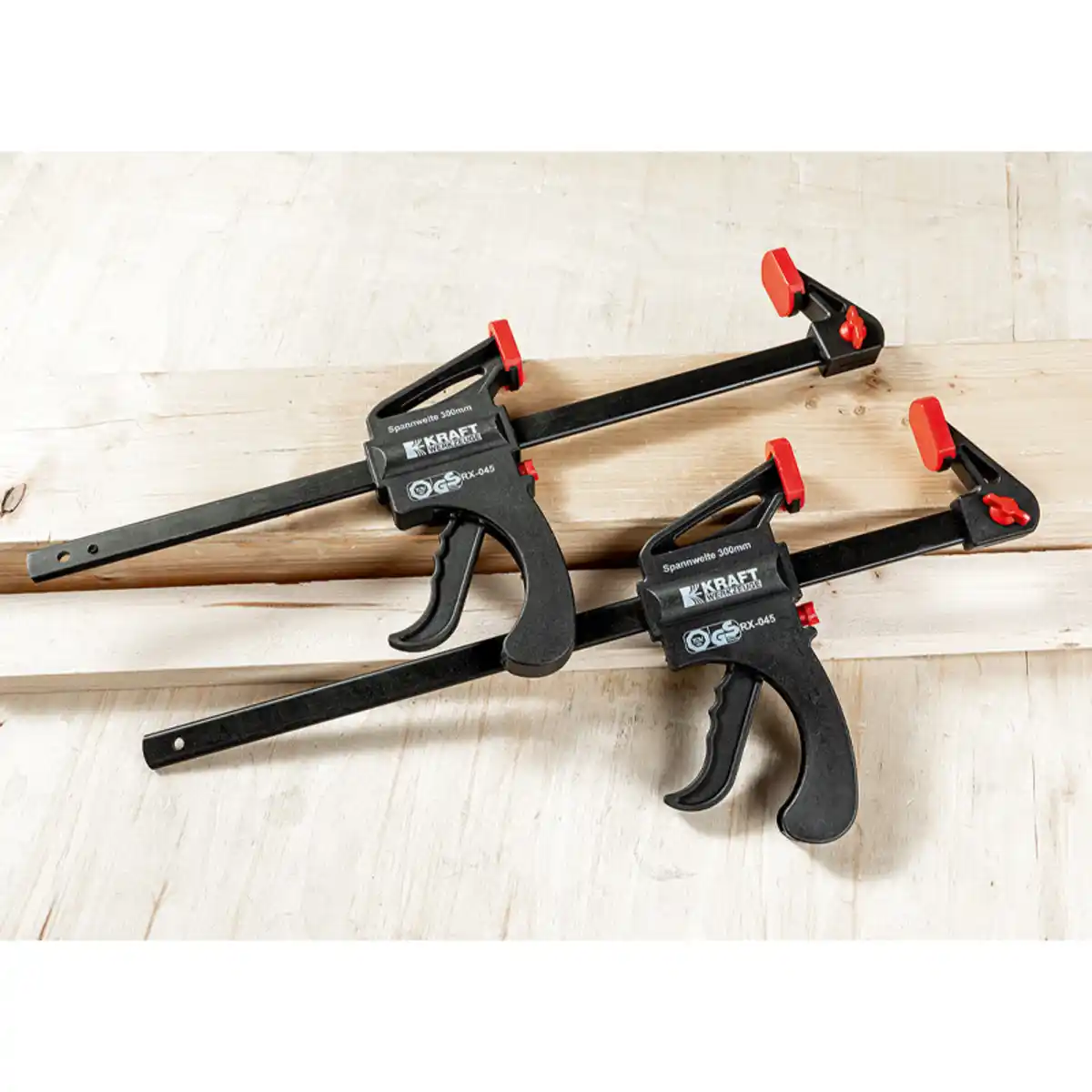 Bild 1 von Kraft Werkzeuge Schnellspannzwingen 2tlg.