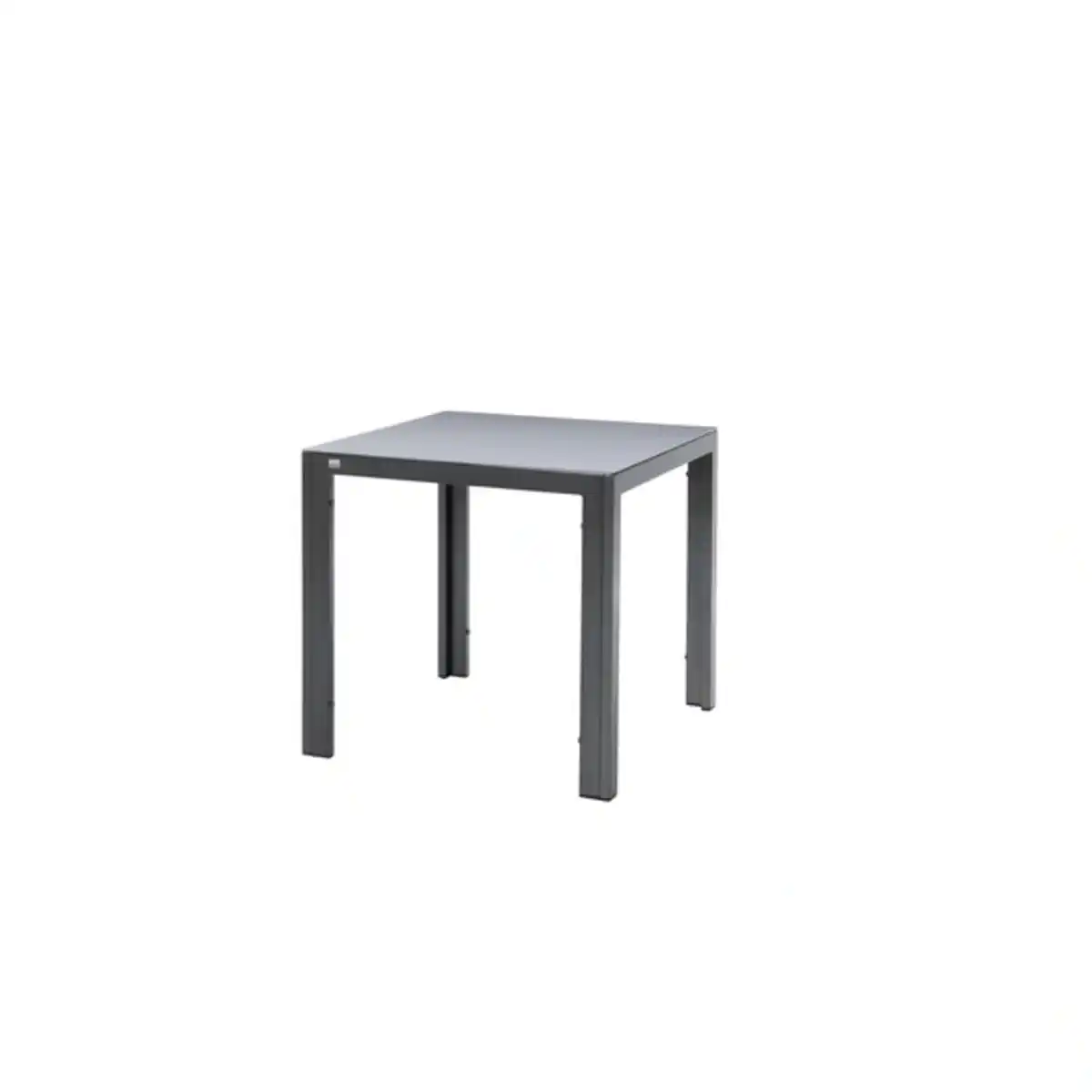 Bild 1 von Tisch, BxT: 80 x 90 cm, Aluminium/Glas, anthrazit