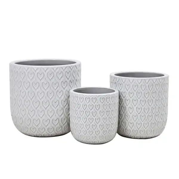 Bild 2 von Pflanzgefäß »Indrah«, Ø x H: 30 x 30 cm, creme