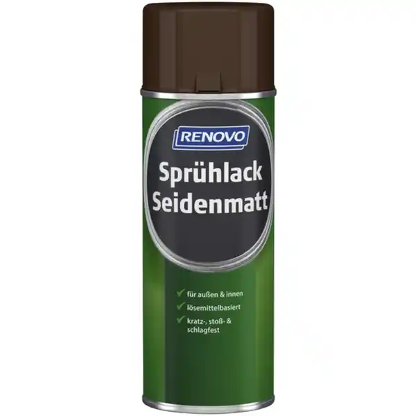 Bild 1 von Sprühlack, nussbraun RAL 8011, seidenmatt, 400ml