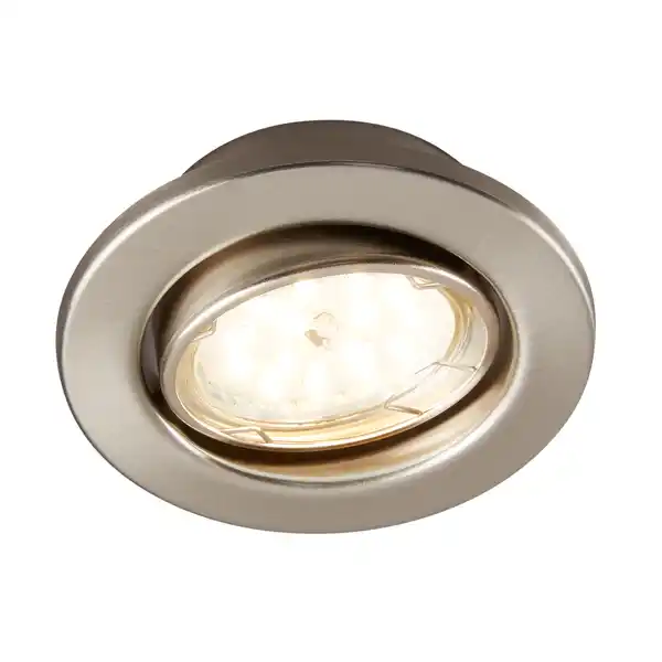 Bild 1 von toom LED-Einbauleuchten-Set nickelfarben Ø 8,6 cm 3 Stück