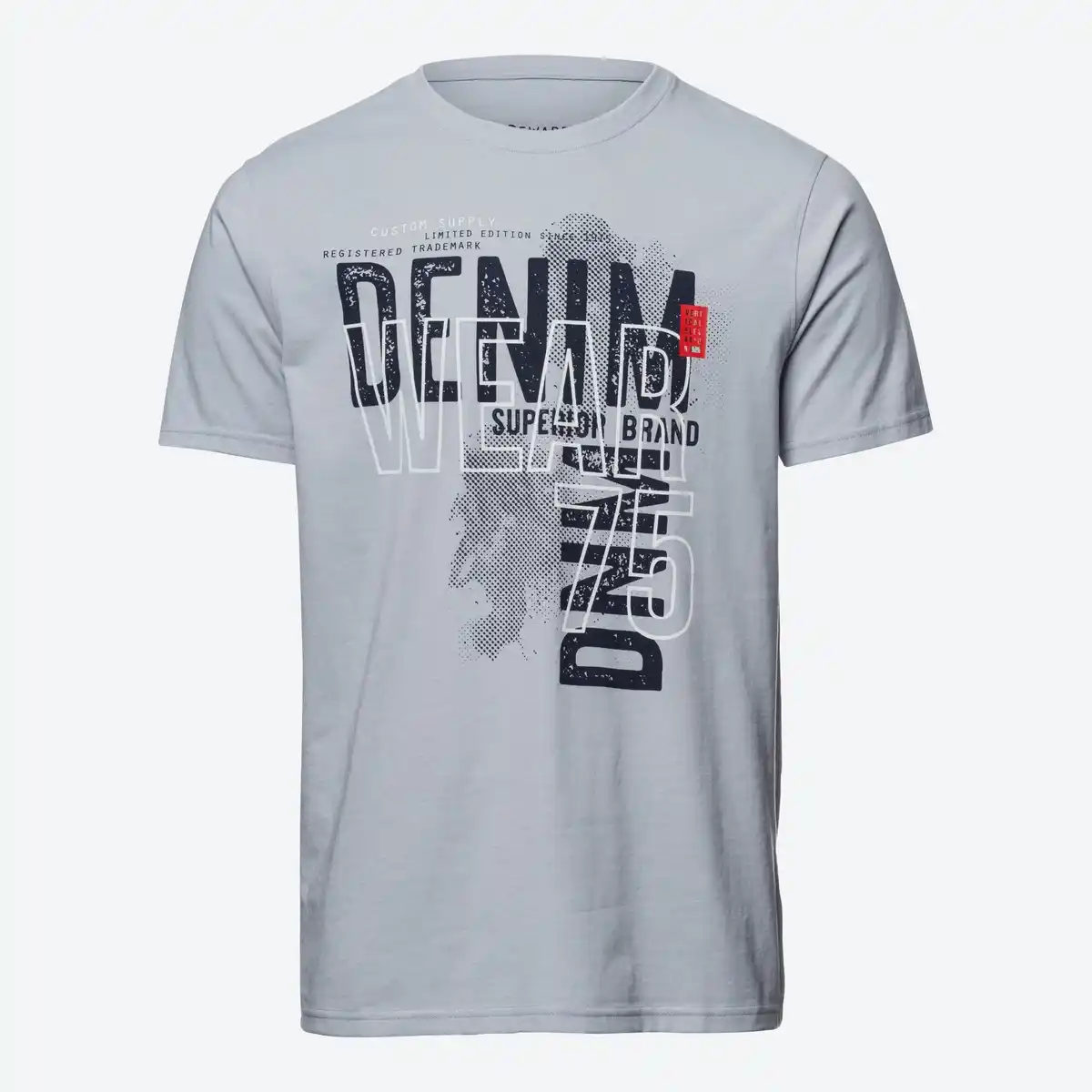 Bild 1 von Herren-T-Shirt mit Rundhalsausschnitt