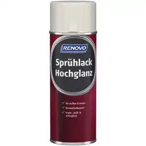 Sprühlack, reinweiß RAL 9010, hochglänzend, 400ml